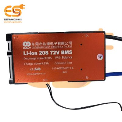 20S 50A BMS NMC Hardware Waterproof